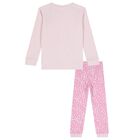 Girls Pink Teddy Bear Tracksuit, 1, hi-res