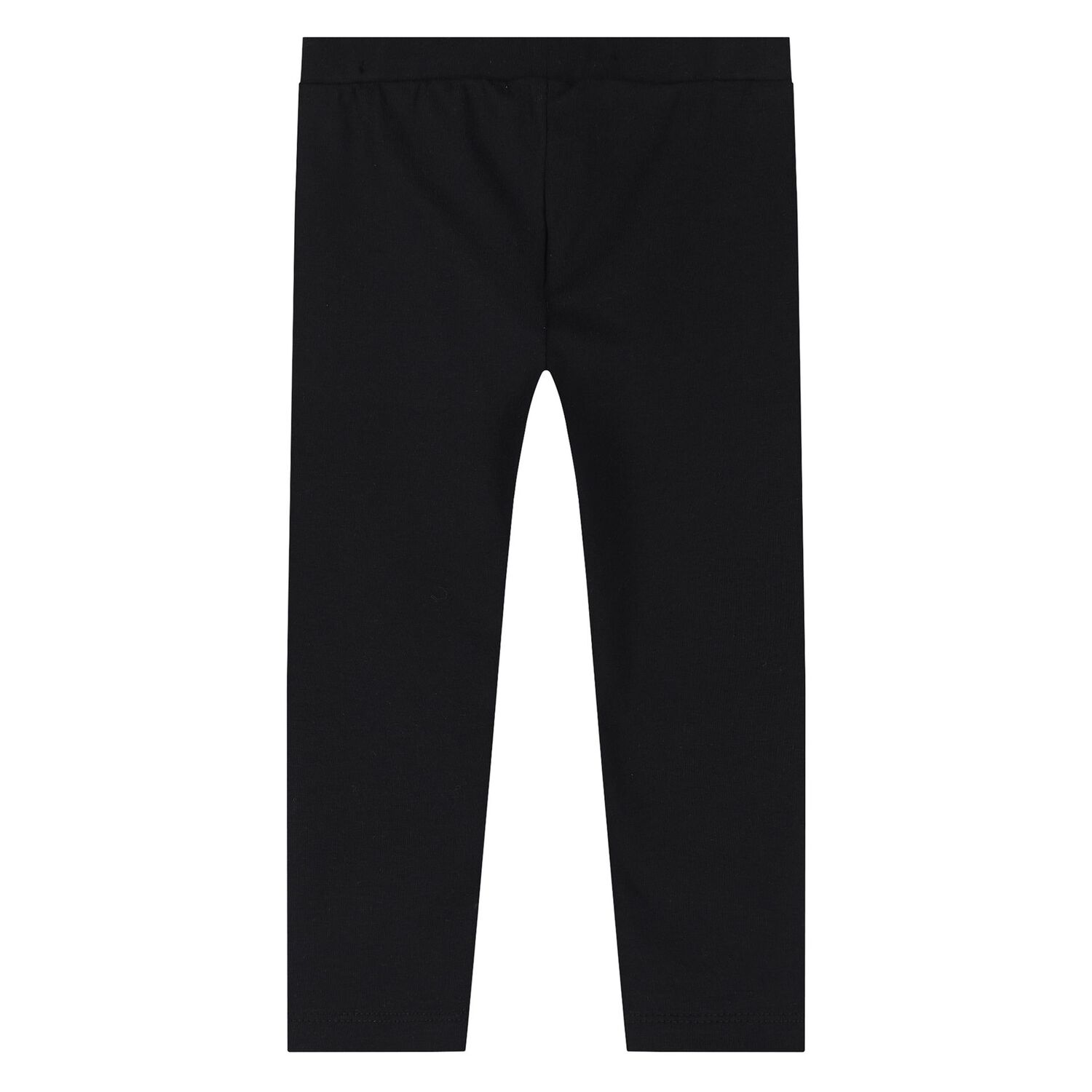 Younger Girls Black Teddy Bear Logo Leggings, 2, hi-res image number null