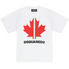 White Maple Leaf Logo T-Shirt, 1, hi-res
