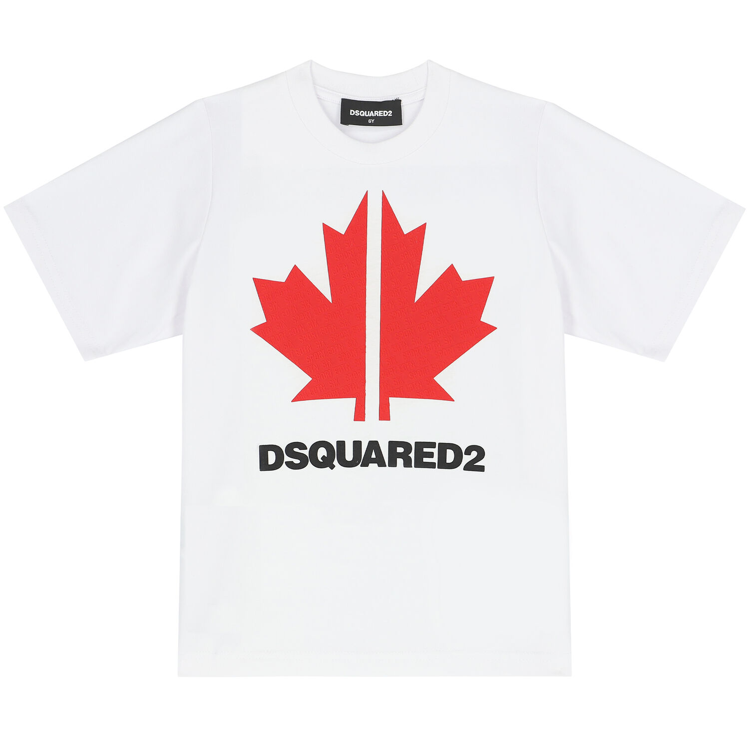 White Maple Leaf Logo T-Shirt, 1, hi-res