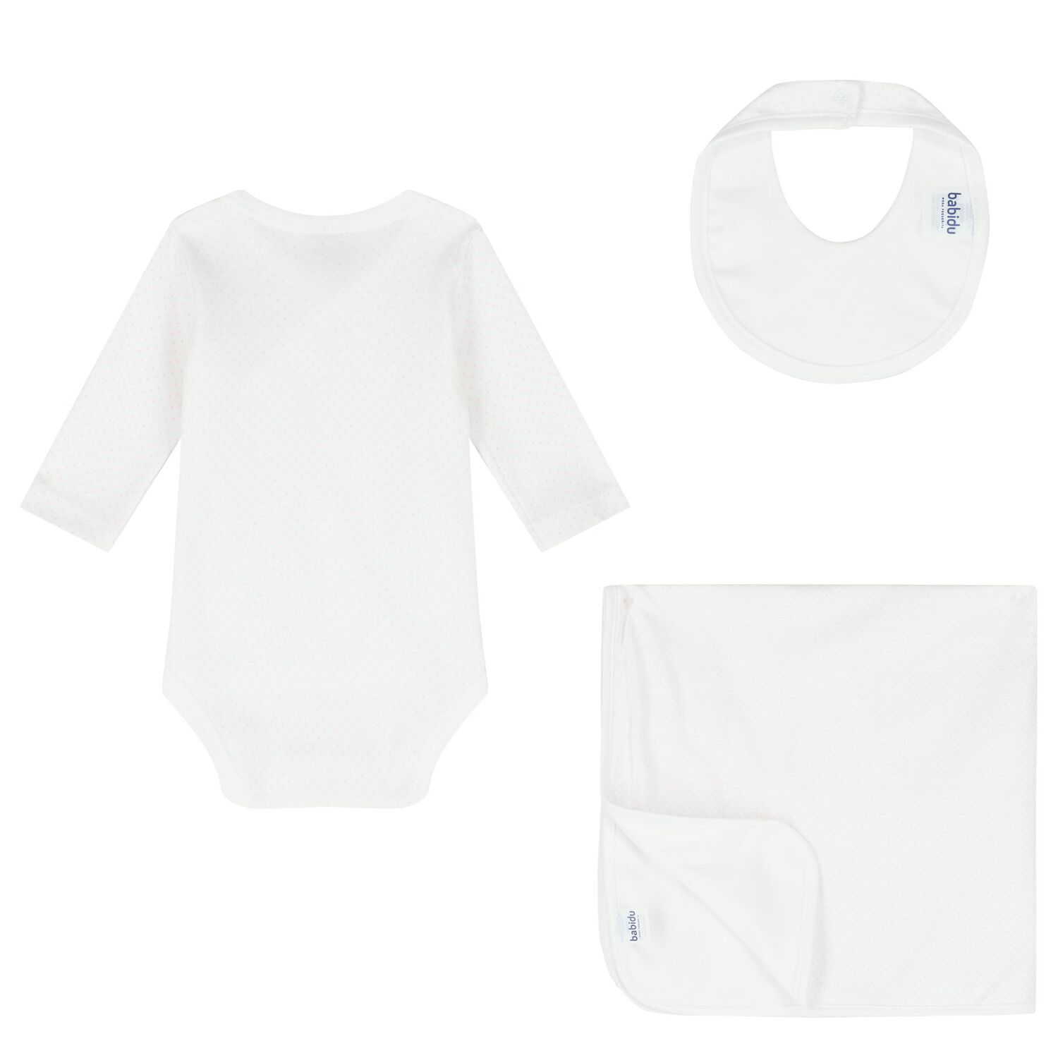 Girls White & Pink Dots Baby Gift Set, 2, hi-res image number null