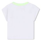 Girls White Embellished T-Shirt, 1, hi-res