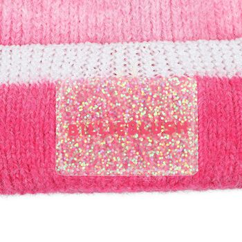 Younger Girls Pink Knitted Hat