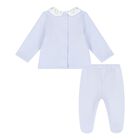 Baby Boys Blue Trousers Set, 1, hi-res