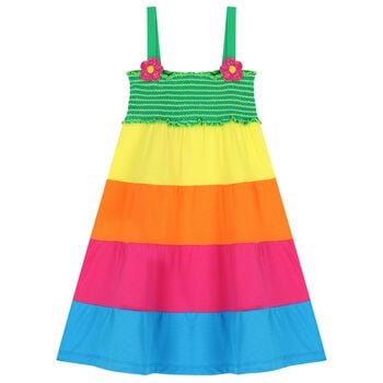 Girls Multi-Coloured Flower Dress