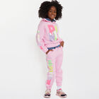 Girls Pink Logo Joggers, 1, hi-res