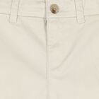 Boys Beige Chino Shorts, 4, hi-res