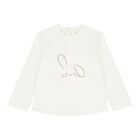 Baby Girls Pink & Ivory Bunny Tracksuit ( 3 Piece ), 1, hi-res