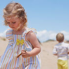 Girls Multi-Colored Striped Dress, 1, hi-res