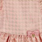 فستان باللون الذهبى والزهرى للبنات, 2, hi-res