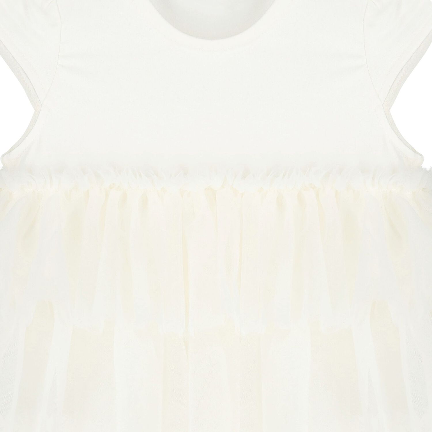 Baby Girls Ivory Tulle Dress Set, 2, hi-res