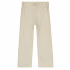 Girls Gold Logo Trousers, 1, hi-res