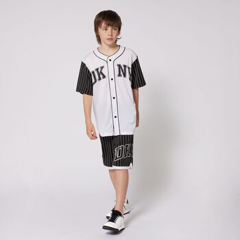 Boys Black Logo Shorts