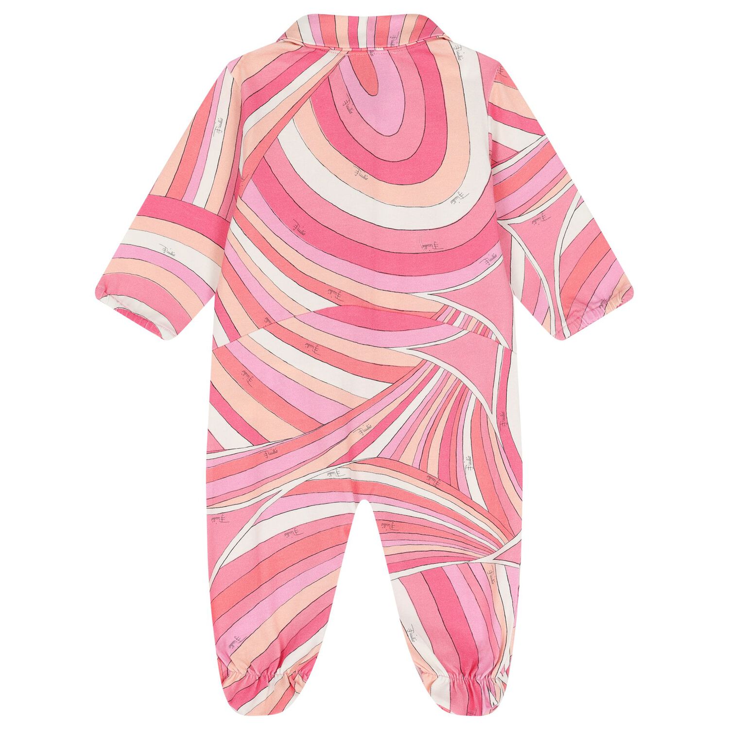 Baby Girls Pink & Ivory Iride Babygrow Gift Set, 2, hi-res