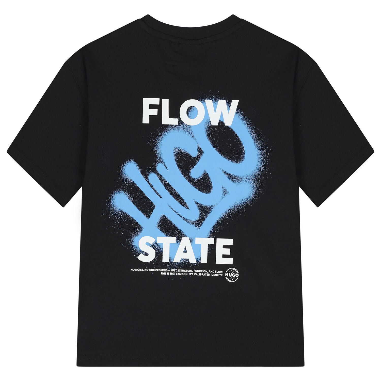 Boys Black Logo T-Shirt, 1, hi-res