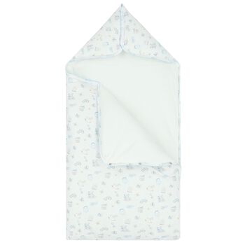 Baby Boys White & Blue Toys Nest