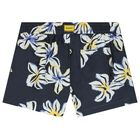 Boys Dark Grey Swim Shorts, 1, hi-res