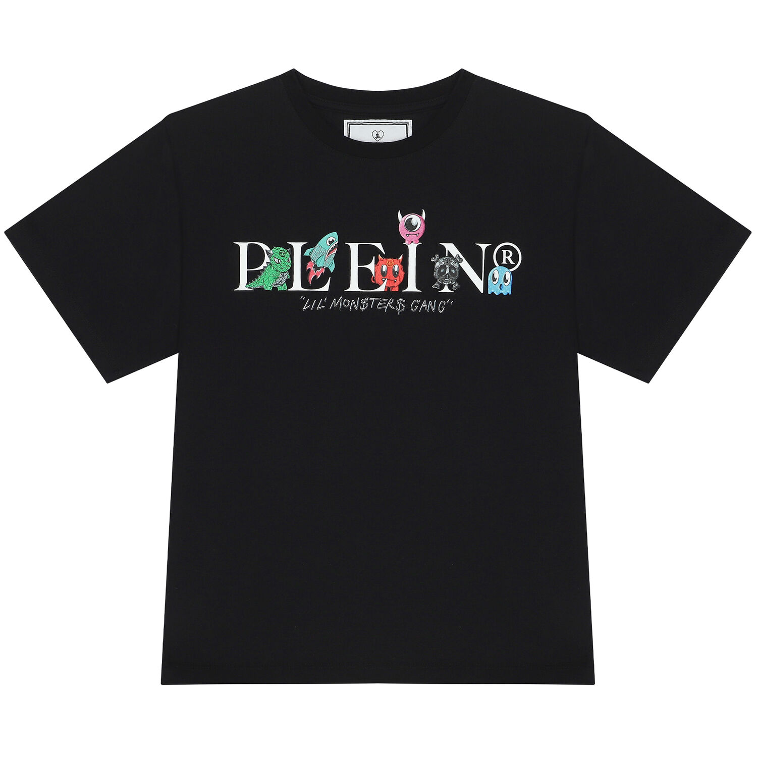 Girls Black Logo T-Shirt, 1, hi-res image number null