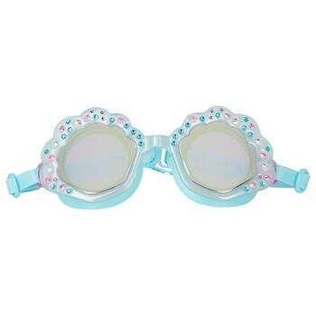 Girls Blue Seashell Swimming Goggles