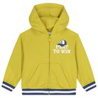 Younger Boys White & Blue Tracksuit Set ( 3 Piece ), 1, hi-res