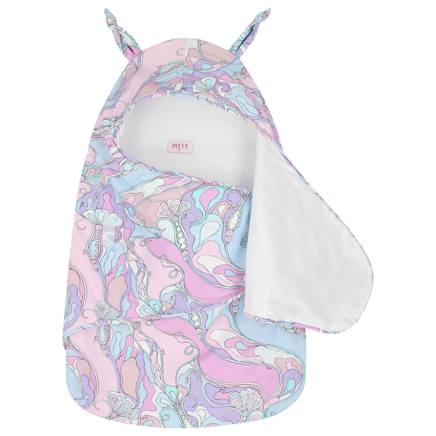 Baby Girls Pink & Blue Orchidee Nest, 1, hi-res