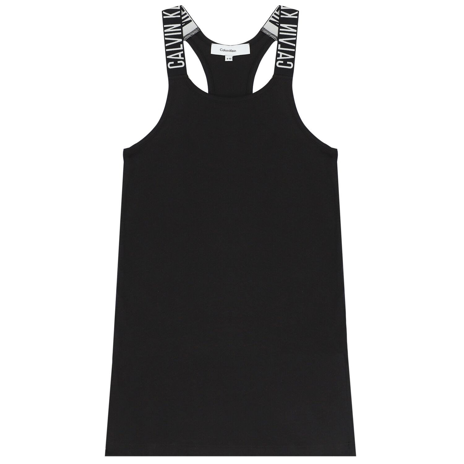 Girls Black Logo Beach Dress, 1, hi-res image number null