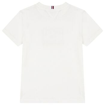 Boys White Logo T-Shirt