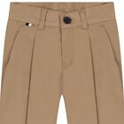 Boys Beige Trousers, 1, hi-res