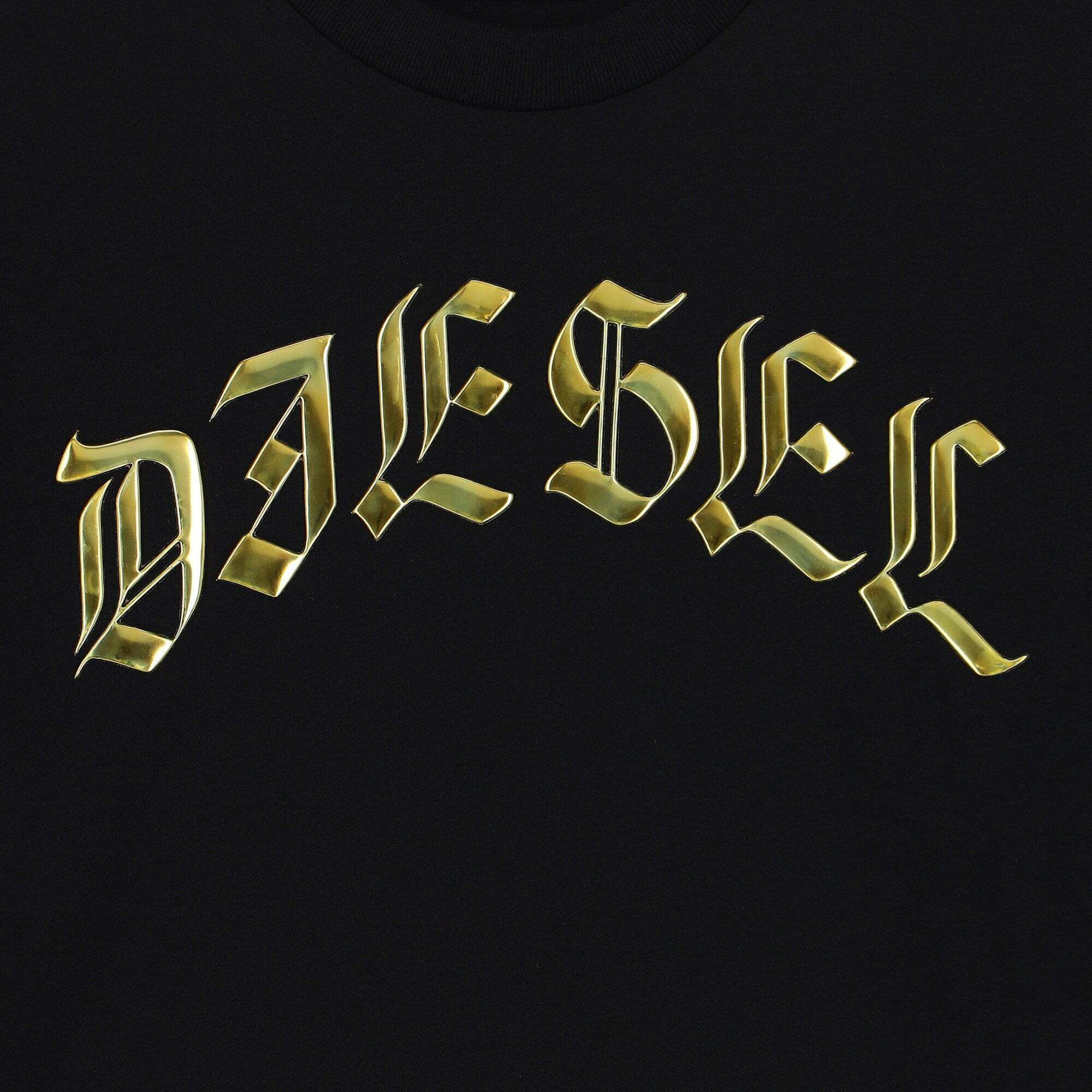 Diesel Black & Gold Logo T-Shirt | Junior Couture USA