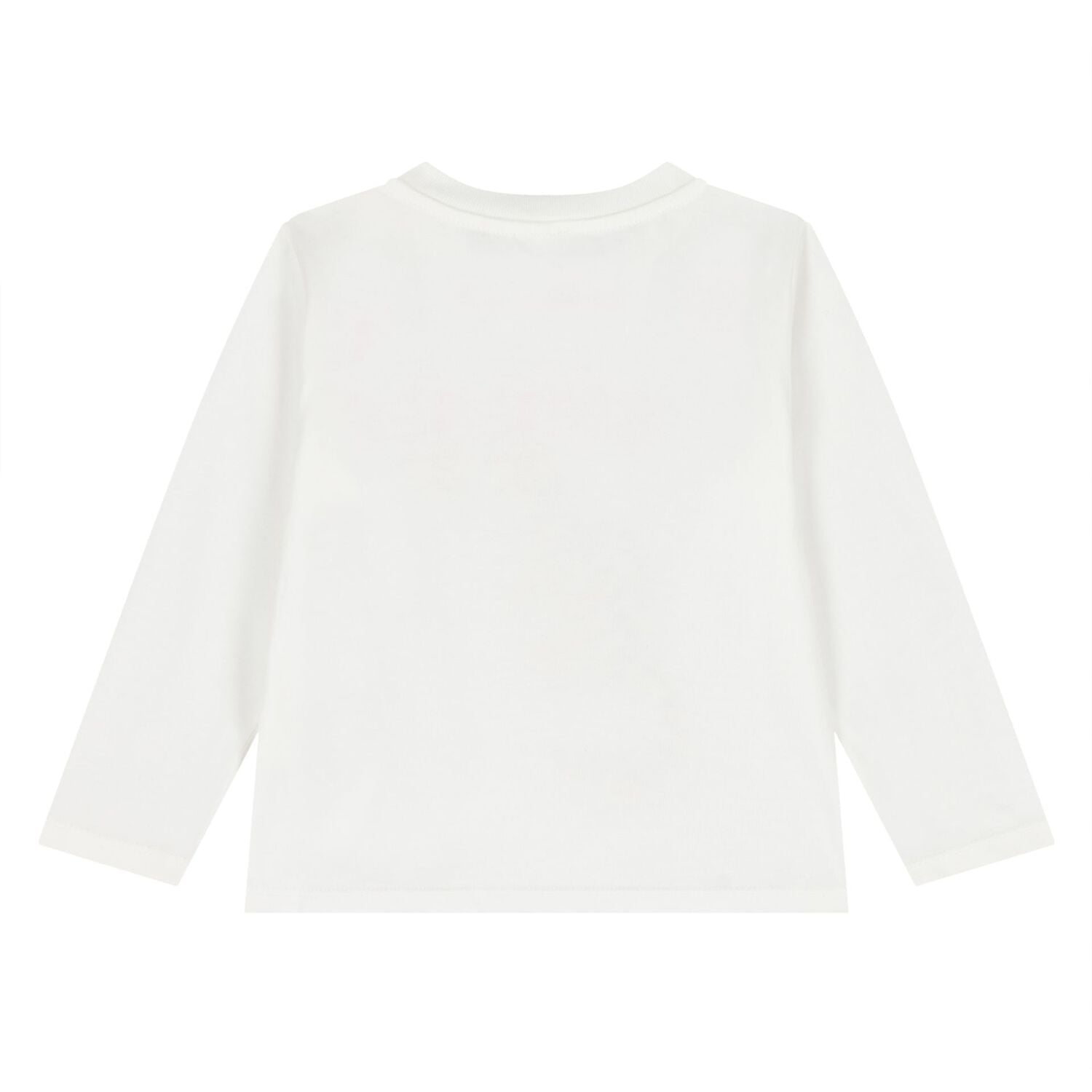 Younger Boys Ivory Tiger Long Sleeve Top, 1, hi-res