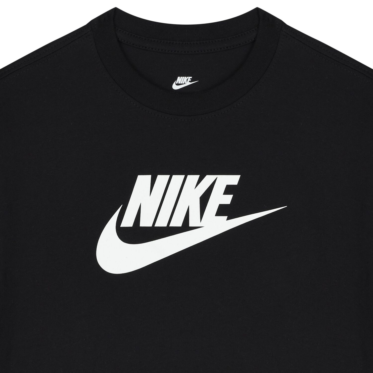 تيشيرت بالشعار باللون الأسود, 1, hi-res image number null