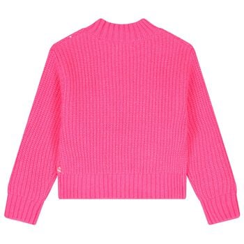 Girls Pink Sequin Sweatshirt