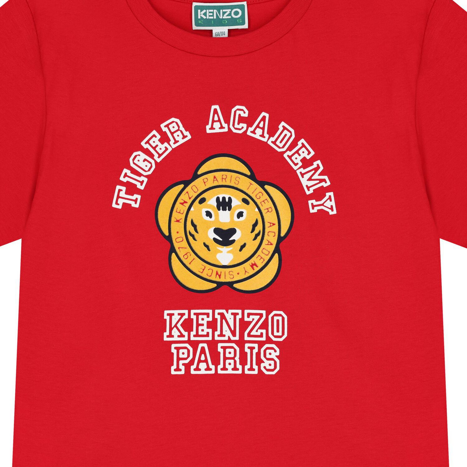 تيشيرت أولاد بالشعار باللون الأحمر, 2, hi-res