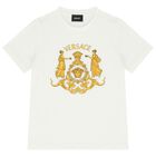 White Medusa Logo T-Shirt, 1, hi-res
