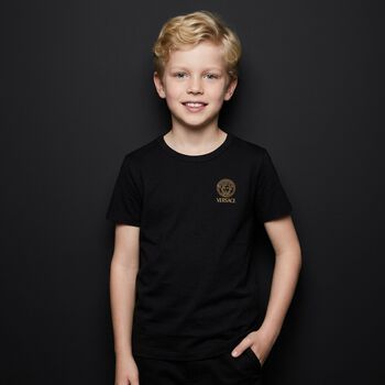 Boys Black & White Medusa T-Shirts ( 2-Pack )