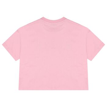 Girls Pink Logo T-Shirt