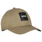 Boys Beige  Logo Cap, 2, hi-res