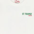 Boys White Logo T-Shirt, 1, hi-res