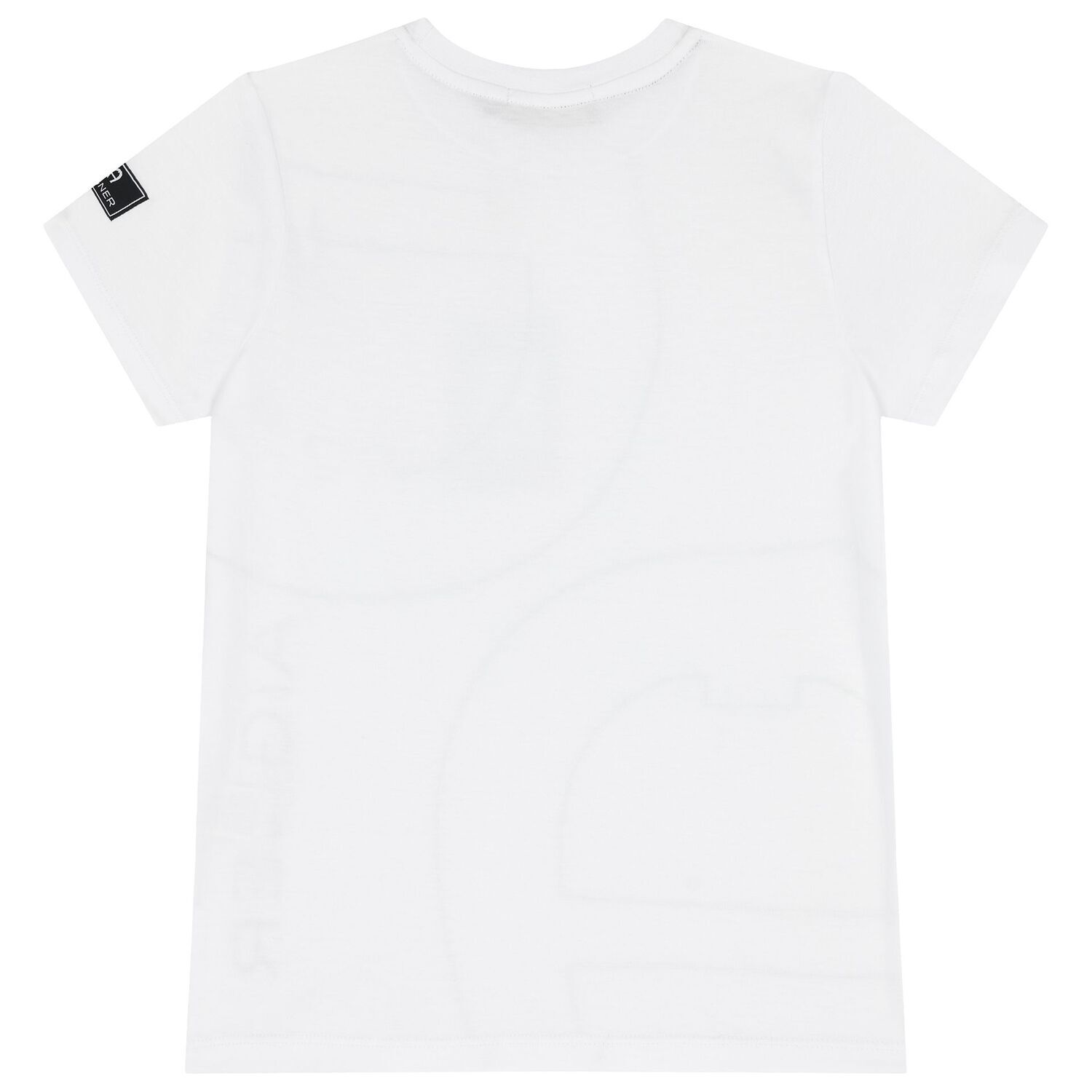 Boys White Logo T-Shirt, 1, hi-res