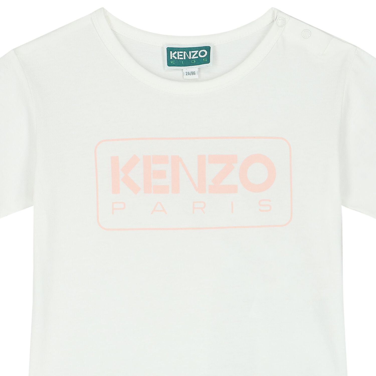 Younger Girls Ivory Logo T-Shirt, 1, hi-res image number null