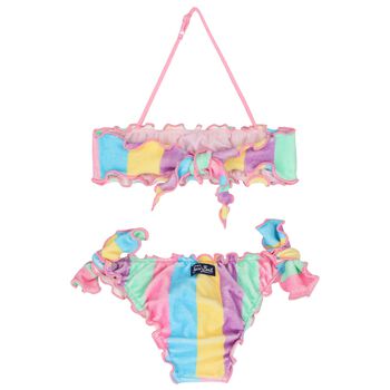 مايوة بيكينى مخطط للبنات 