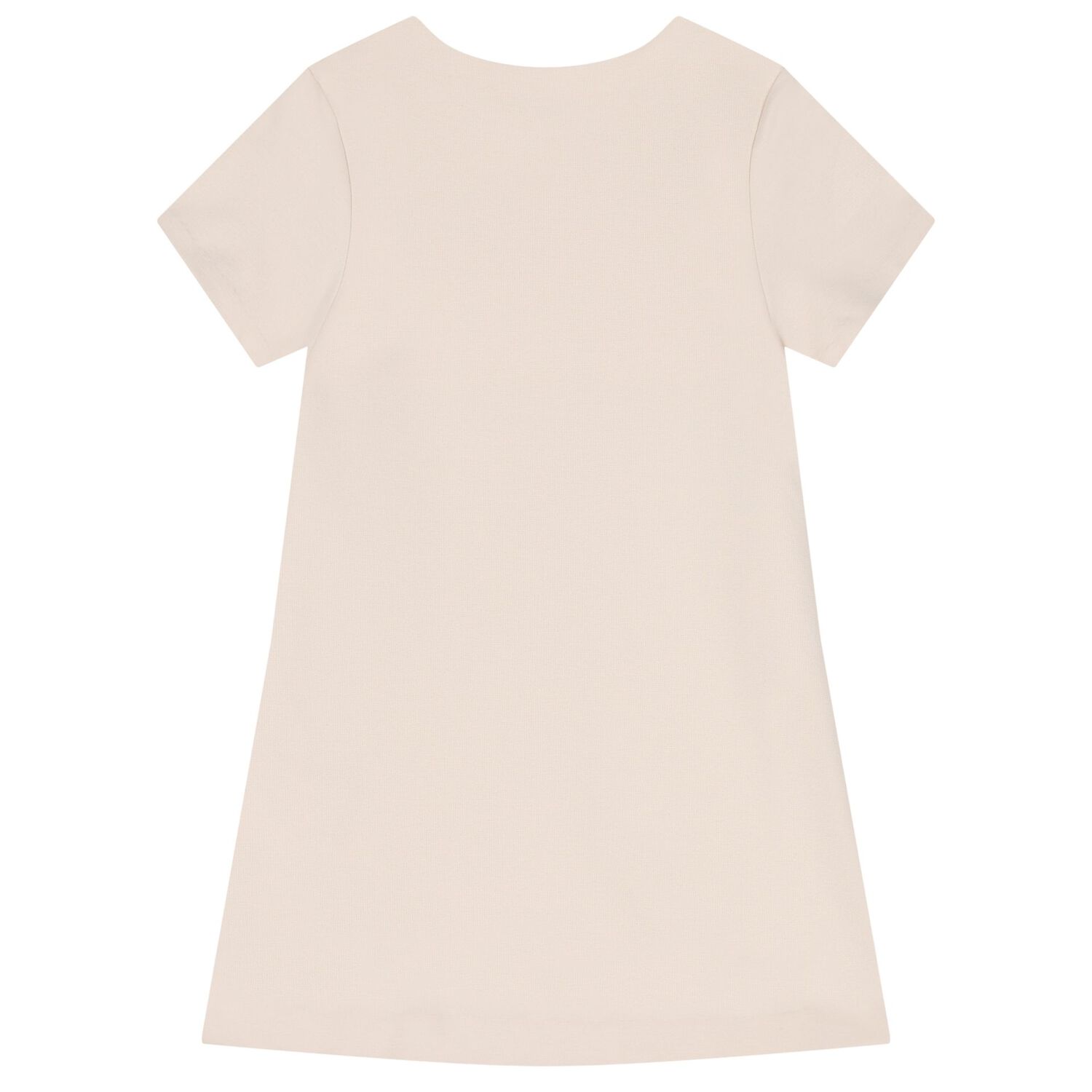 Girls Beige Medusa Logo Dress, 1, hi-res