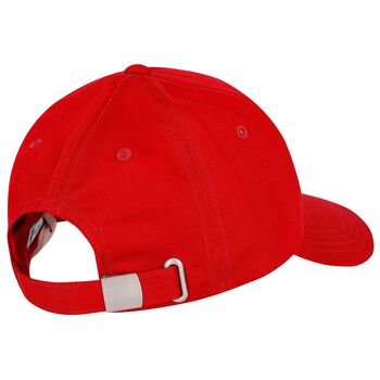 Boys Red Logo Cap