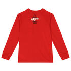 Red Mickey Mouse Long Sleeve Top, 1, hi-res