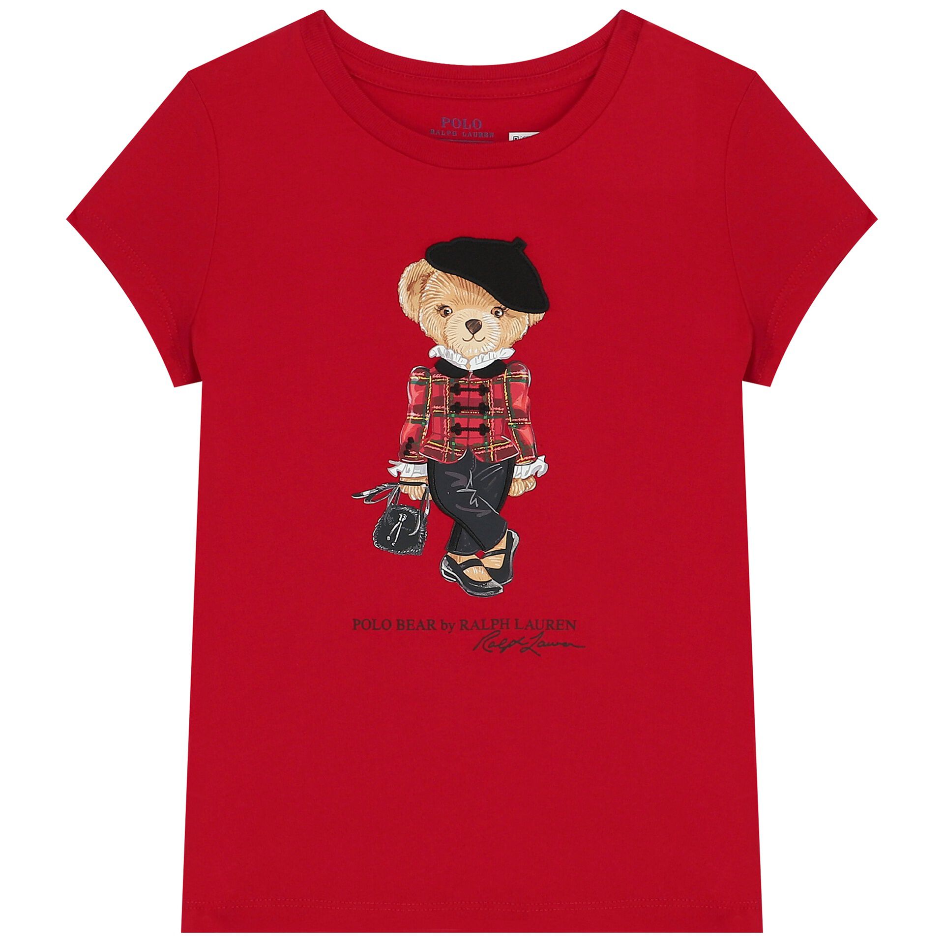 Red polo bear shirt store