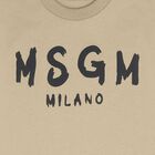 Beige & Black Logo T-Shirt, 4, hi-res