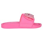 Girls Pink Butterfly Sliders, 1, hi-res