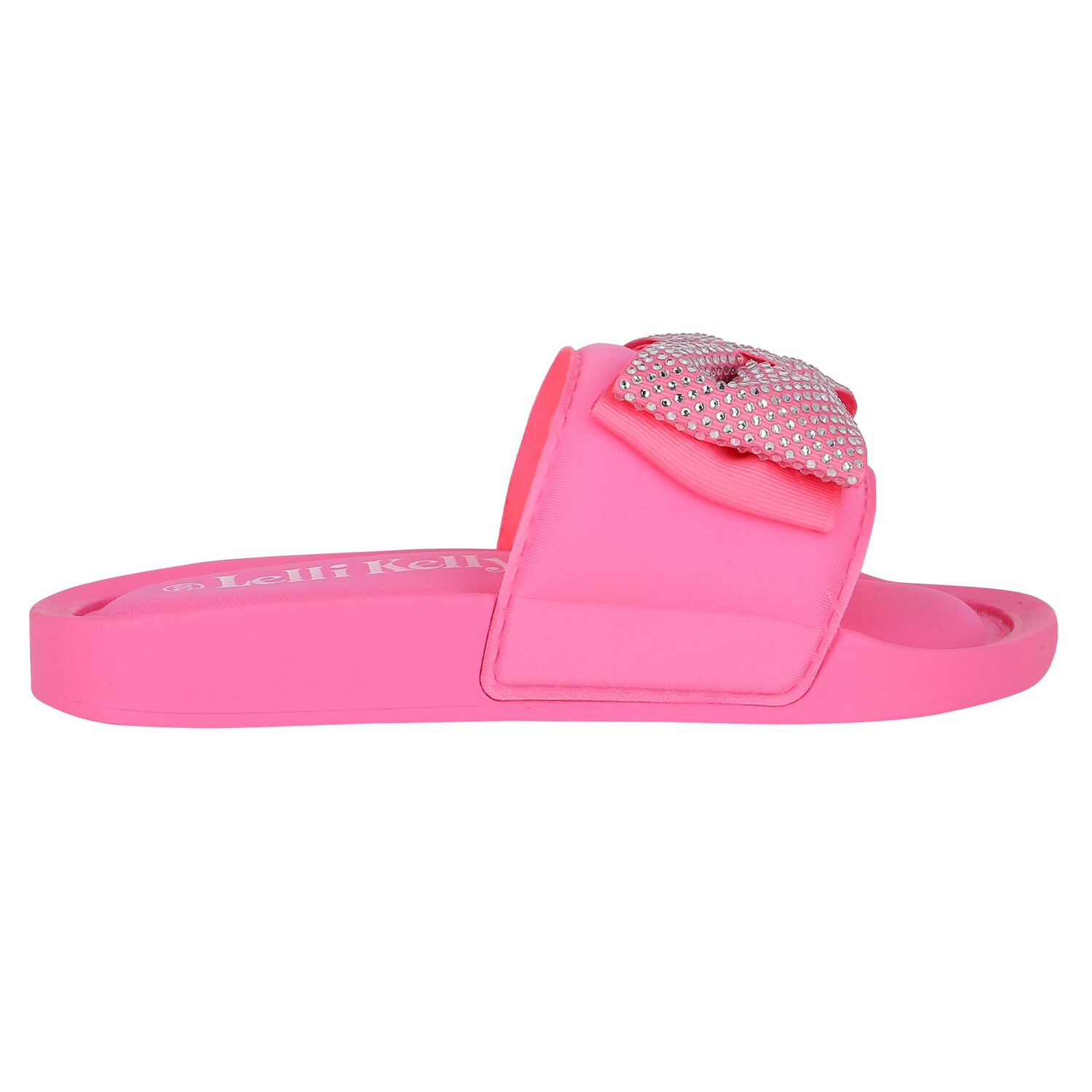 Girls Pink Butterfly Sliders, 1, hi-res image number null