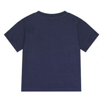 تشيرت بشعار النمر باللون الازرق الداكن