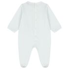 Baby Boys Blue & Gold Logo Babygrow Gift Set , 2, hi-res